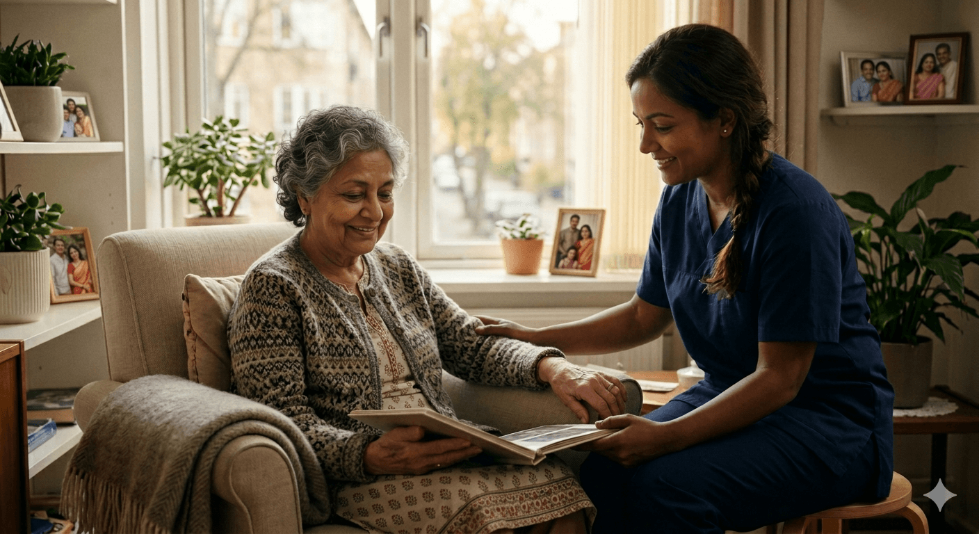 An AYUSH practitioner with a patient